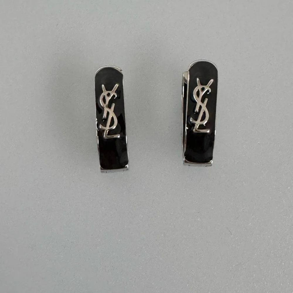 SAINT LAURENT Earrings Authentic 100% - Picture 4 of 12